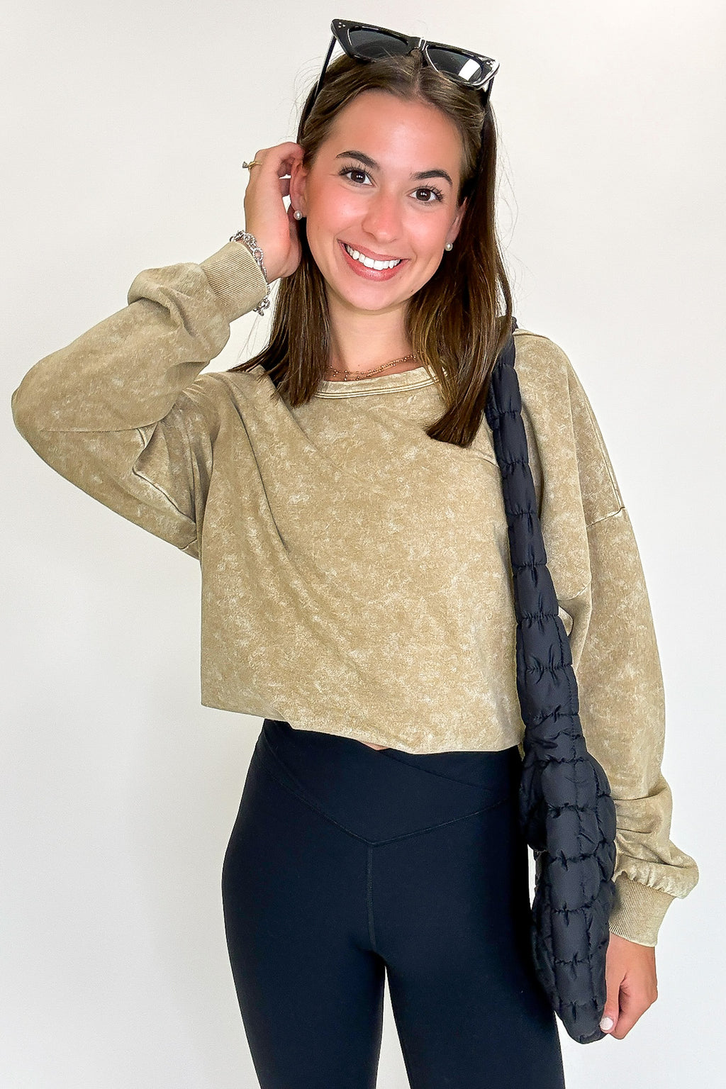 Stonefade Mineral Wash Pullover - FINAL SALE - Madison and Mallory