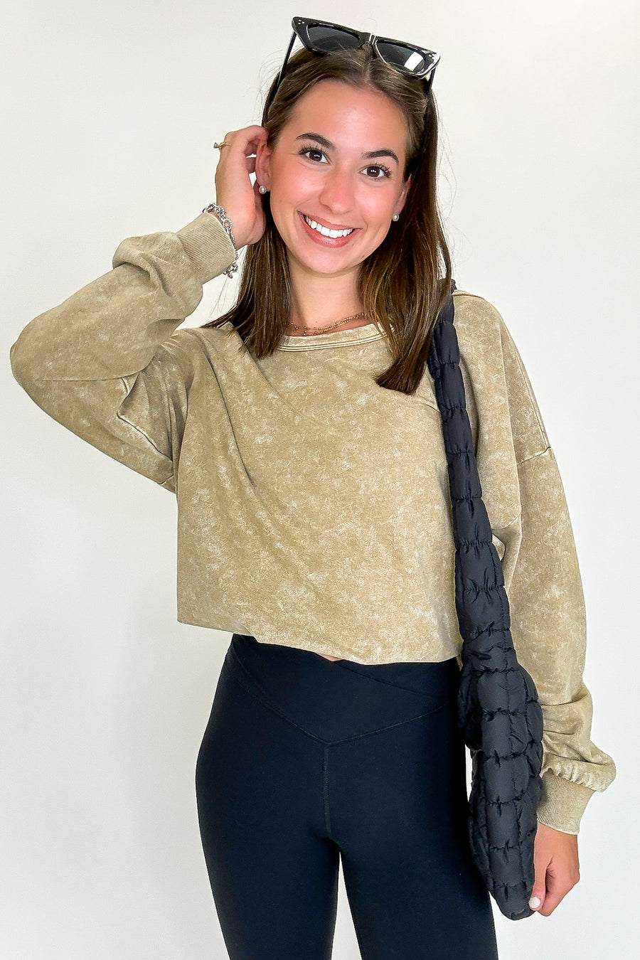 Stonefade Mineral Wash Pullover - Madison and Mallory
