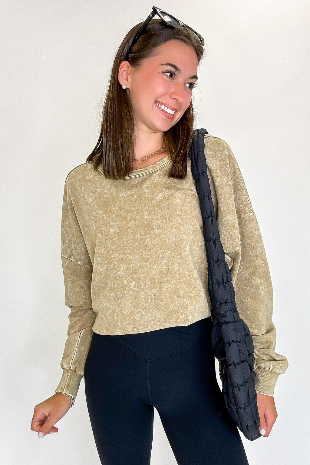 Stonefade Mineral Wash Pullover - FINAL SALE - Madison and Mallory
