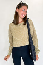 Stonefade Mineral Wash Pullover - FINAL SALE - Madison and Mallory