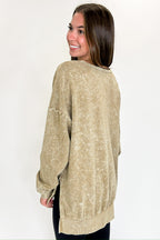 Stonefade Mineral Wash Pullover - FINAL SALE - Madison and Mallory