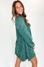 Stoneflow Mineral Washed Oversized A-Line Dress - Madison and Mallory