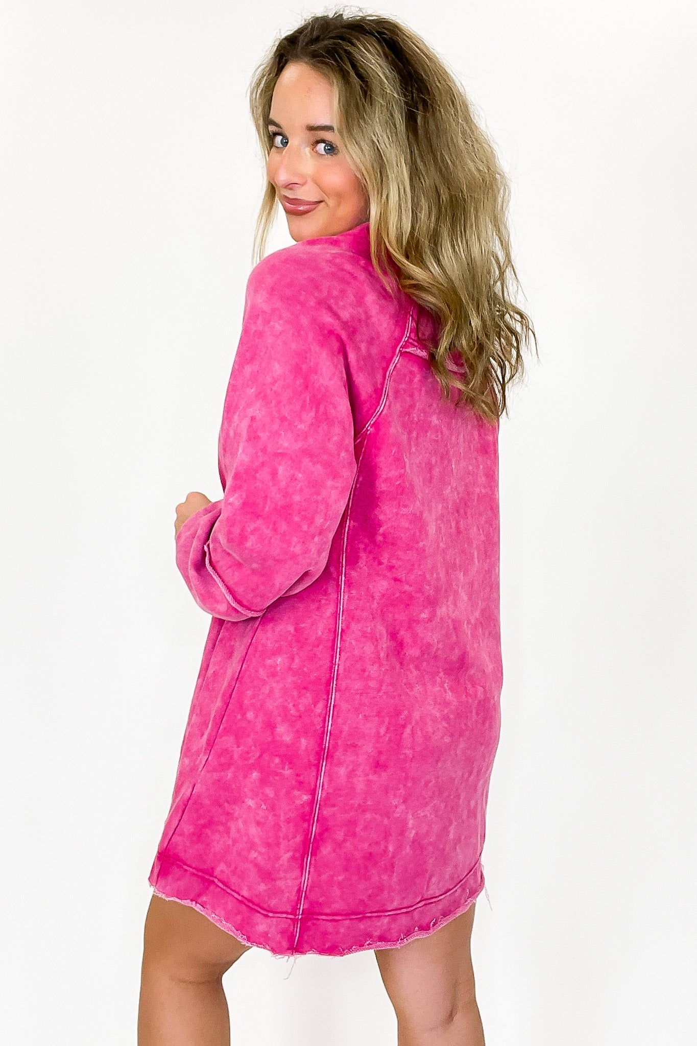Stoneflow Mineral Washed Oversized A-Line Dress - Madison and Mallory