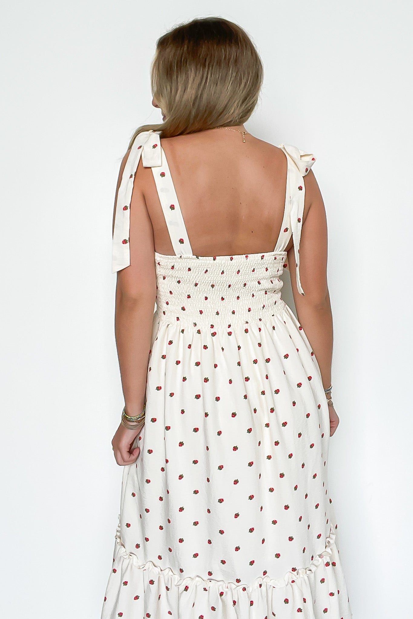Strawberry Fields Tiered Dress - Madison and Mallory