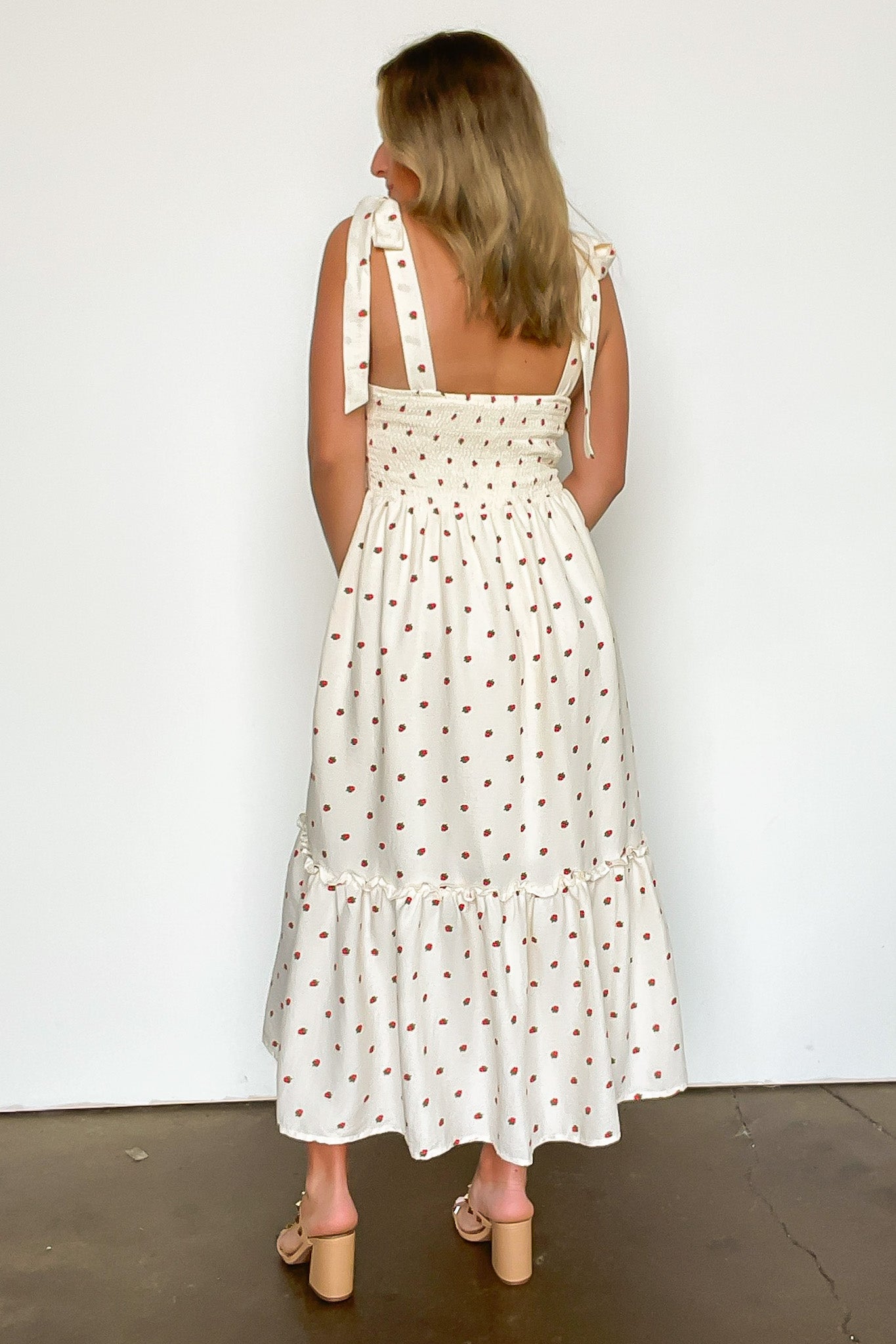Strawberry Fields Tiered Dress - Madison and Mallory