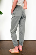 Streetline High Rise Jogger Crop Jeans - Madison and Mallory