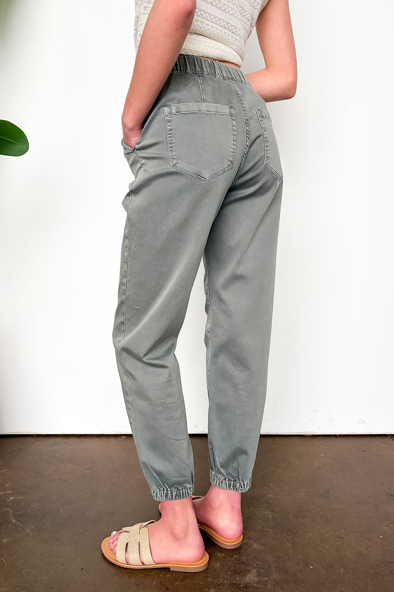 Streetline High Rise Jogger Crop Jeans - Madison and Mallory