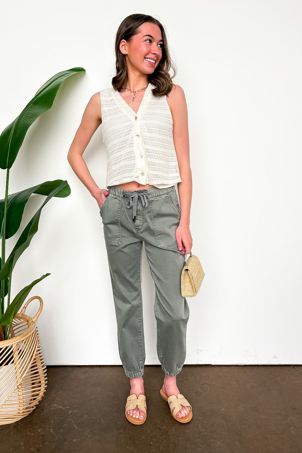 Streetline High Rise Jogger Crop Jeans - Madison and Mallory