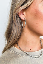 Stun and Done Beaded Hoop Earrings - FINAL SALE - Madison and Mallory