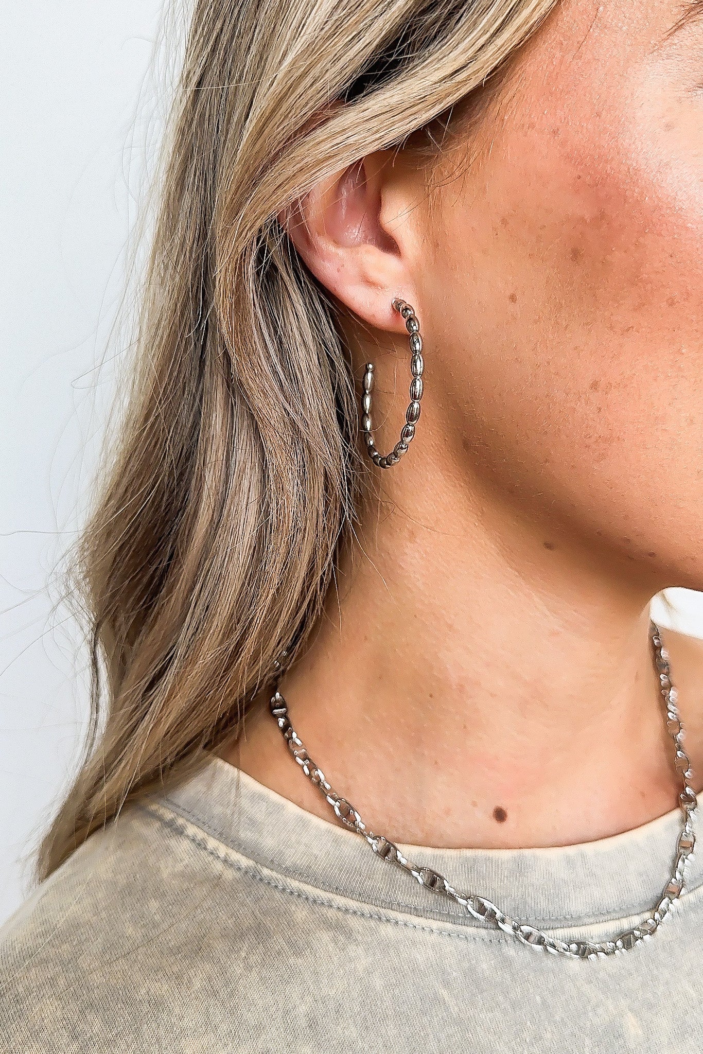 Stun and Done Beaded Hoop Earrings - FINAL SALE - Madison and Mallory