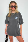 Black / S Subscribe to My Podcast Relaxed Graphic Tee - FINAL SALE - Madison and Mallory