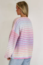 Sugar Stripe Knit Cardigan - Madison and Mallory