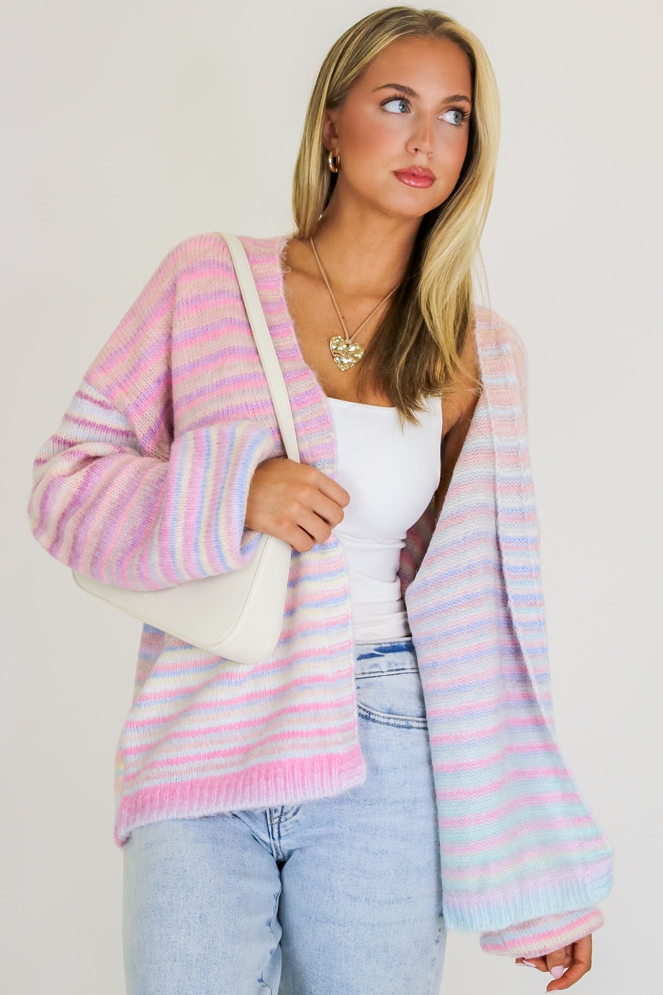Sugar Stripe Knit Cardigan