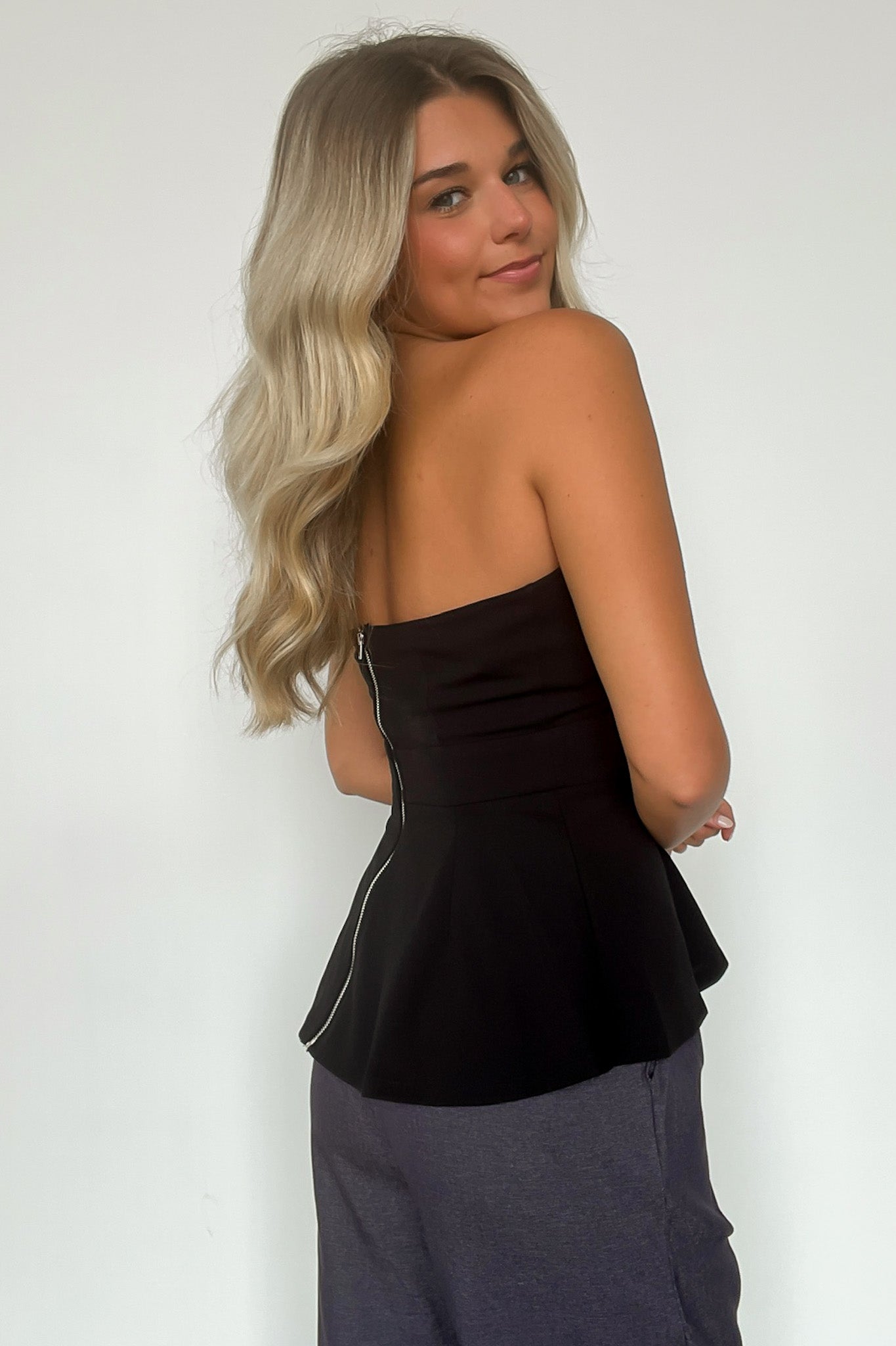  Sultry Simplicity Fit and Flare Tube Top - FINAL SALE - Madison and Mallory