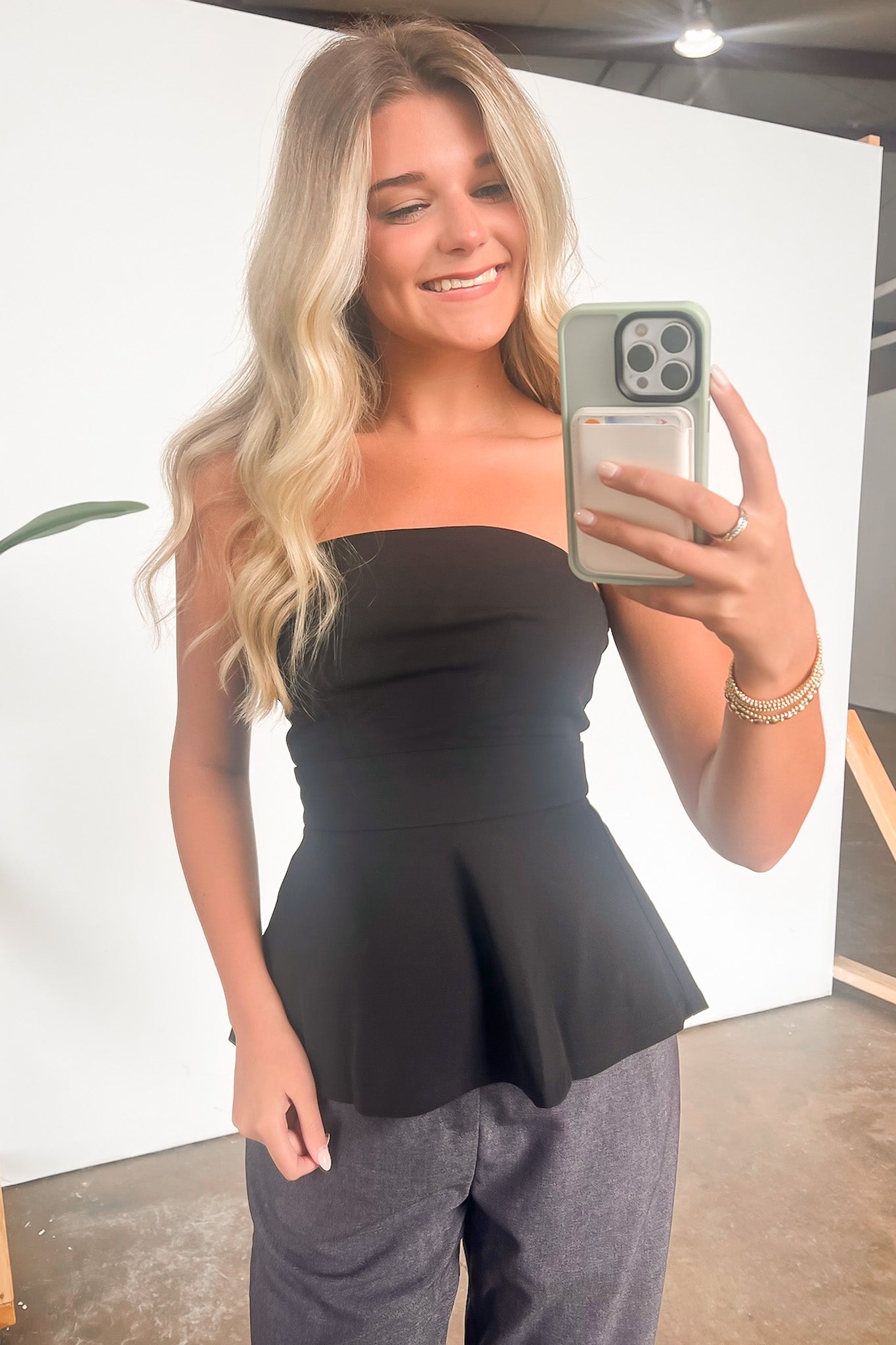  Sultry Simplicity Fit and Flare Tube Top - FINAL SALE - Madison and Mallory