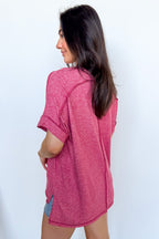 Sunday Muse Melange High Low Tee - BACK IN STOCK