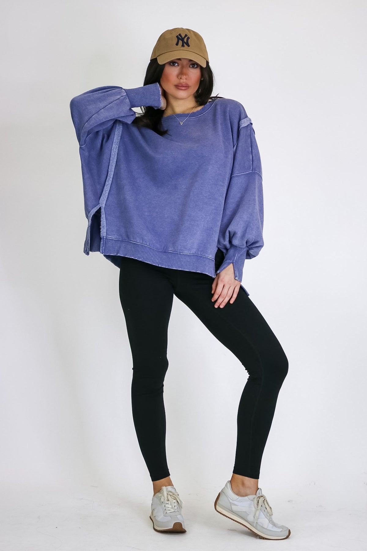 Sunday Vibes Fleece Pullover - Madison and Mallory