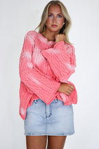 Sunset Stitch Ombre Knit Sweater - Madison and Mallory