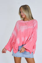 Sunset Stitch Ombre Knit Sweater - Madison and Mallory