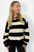 Sunset Stroll Super Soft Knit Striped Sweater - FINAL SALE - Madison and Mallory