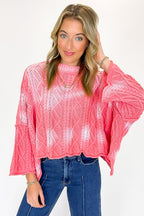 Sunset Stitch Ombre Knit Sweater - Madison and Mallory