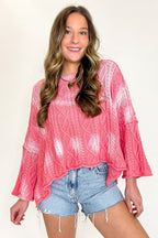 Sunset Stitch Ombre Knit Sweater - Madison and Mallory
