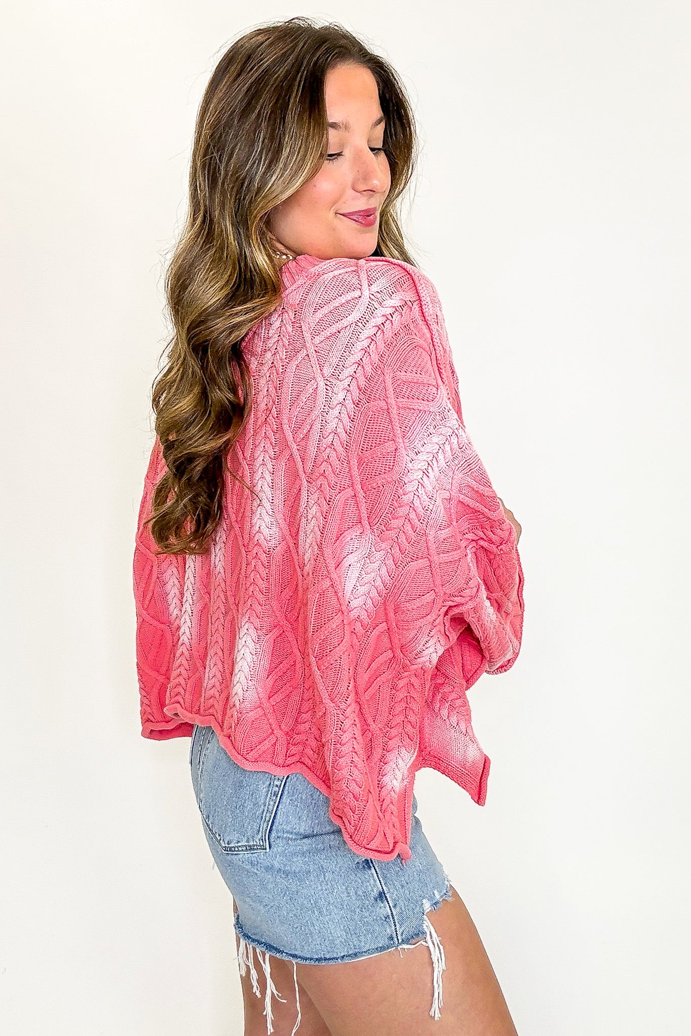 Sunset Stitch Ombre Knit Sweater - Madison and Mallory