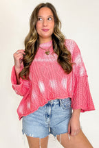 Sunset Stitch Ombre Knit Sweater - Madison and Mallory