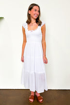 Sunspell Smocked Maxi Dress - Madison and Mallory