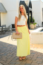 Sunwashed Crinkle Gauze Maxi Skirt - Madison and Mallory
