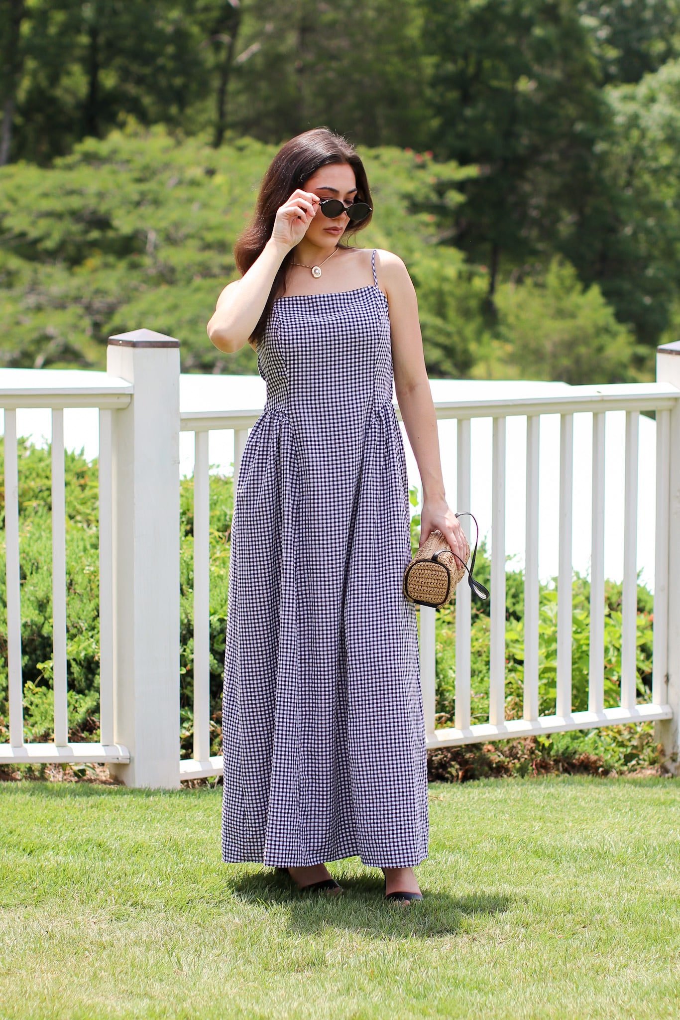 Sweet Check Gingham Maxi Dress – Madison + Mallory