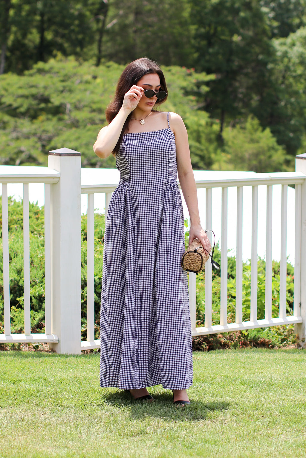 Sweet Check Gingham Maxi Dress - Madison and Mallory