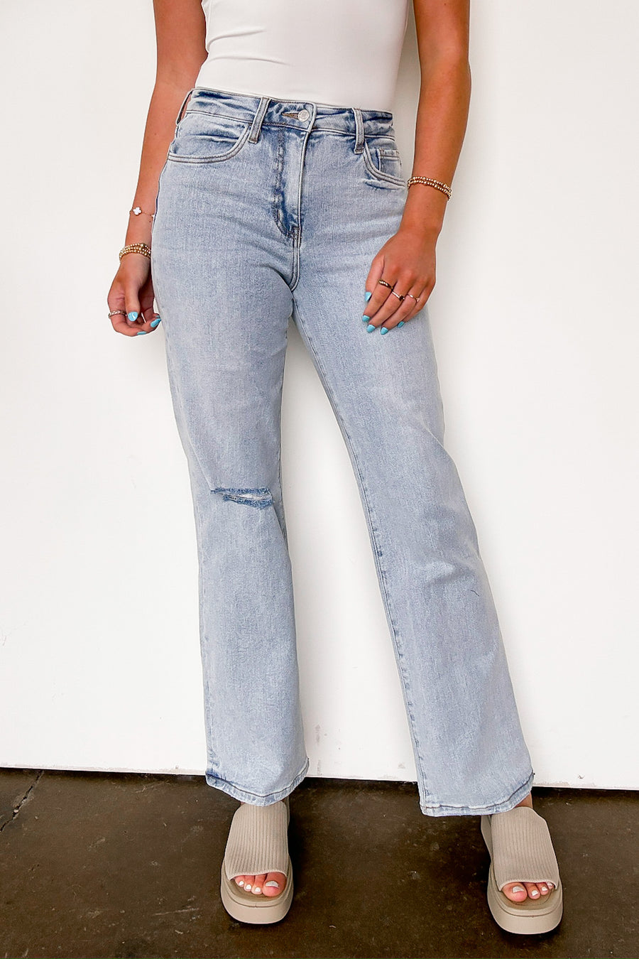  Tailor 90's Vintage Super High Rise Flare Jeans - Madison and Mallory
