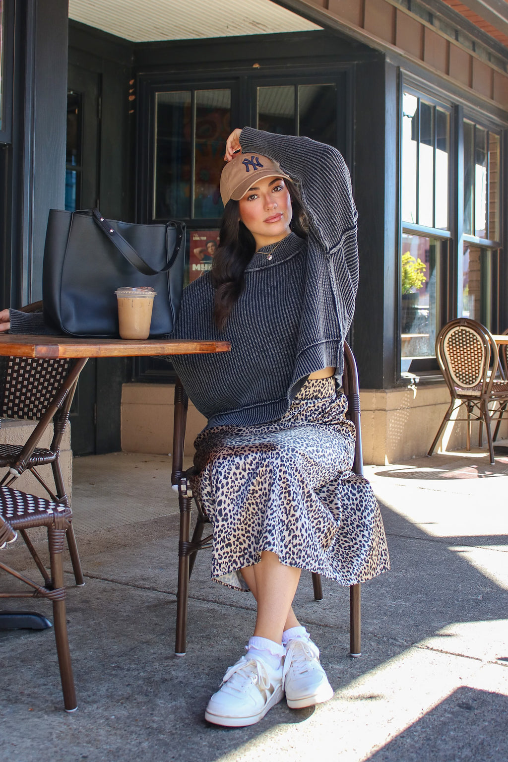 Tara Washed Side Slit Knit Sweater - Madison and Mallory