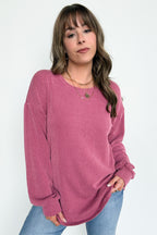 Taryn Ribbed Knit Puff Sleeve Top - FINAL SALE - Madison and Mallory