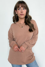 Taryn Ribbed Knit Puff Sleeve Top - FINAL SALE - Madison and Mallory