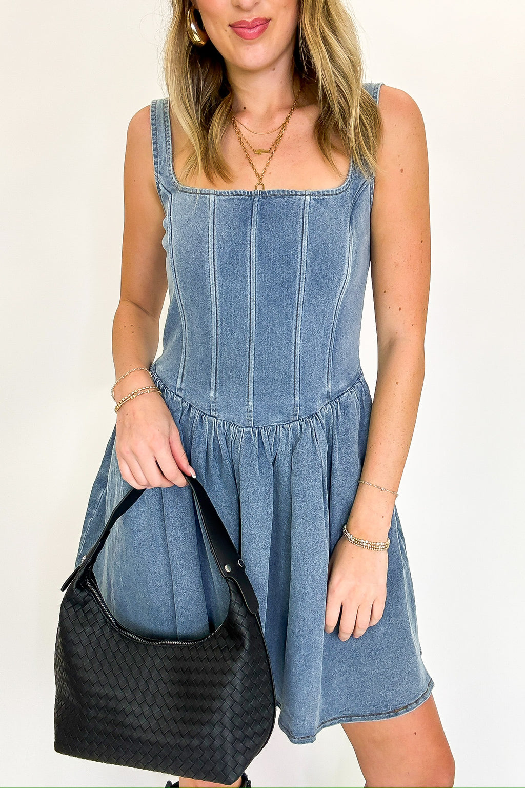 Textured Tempo Woven Weave Underarm Shoulder Bag - Madison and Mallory