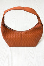 Textured Tempo Woven Weave Underarm Shoulder Bag - Madison and Mallory