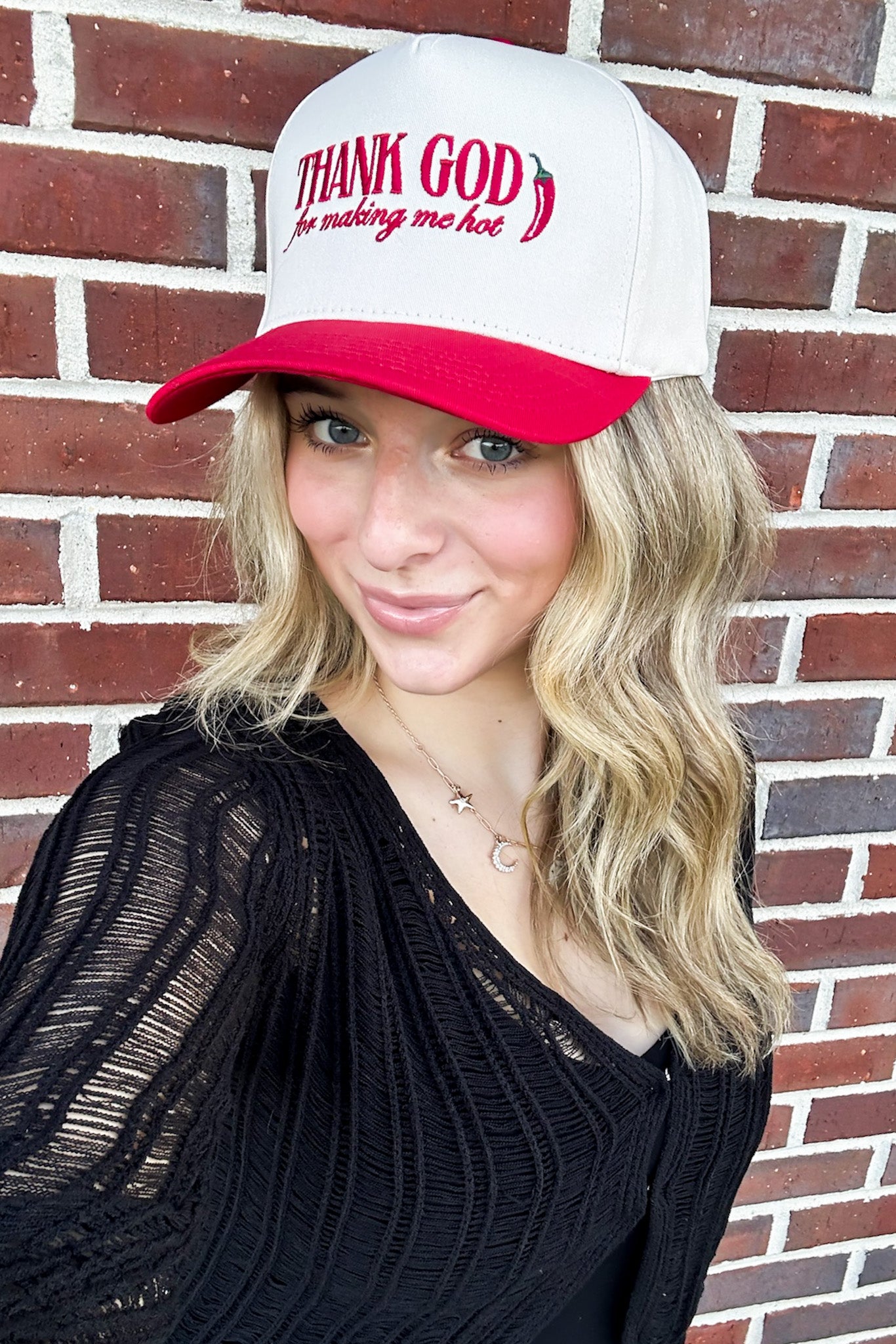  Thank God Graphic Snapback Hat - Madison and Mallory