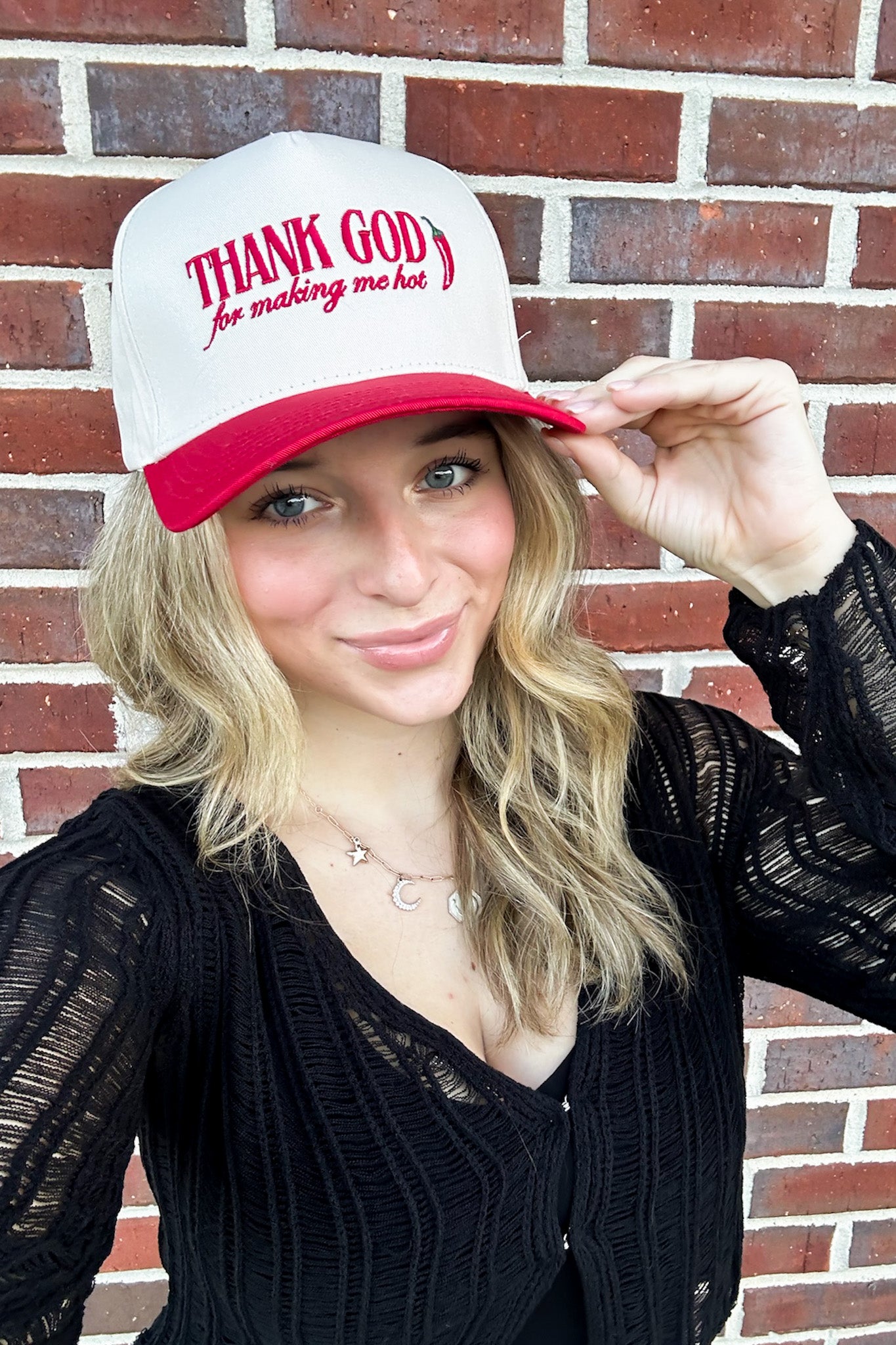  Thank God Graphic Snapback Hat - Madison and Mallory