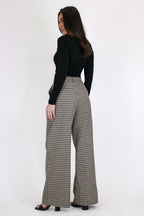 The Check Study Gingham Plaid Pleated Pants