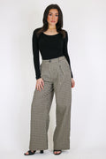 The Check Study Gingham Plaid Pleated Pants