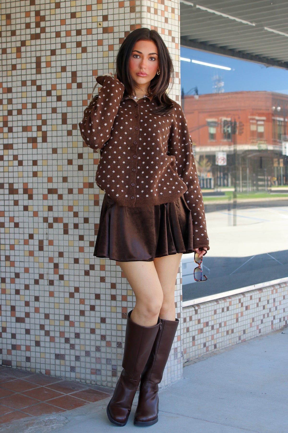 The Margot Dot Cardigan