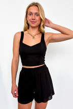 The Contour Edit Ponte Tank Top - Madison and Mallory