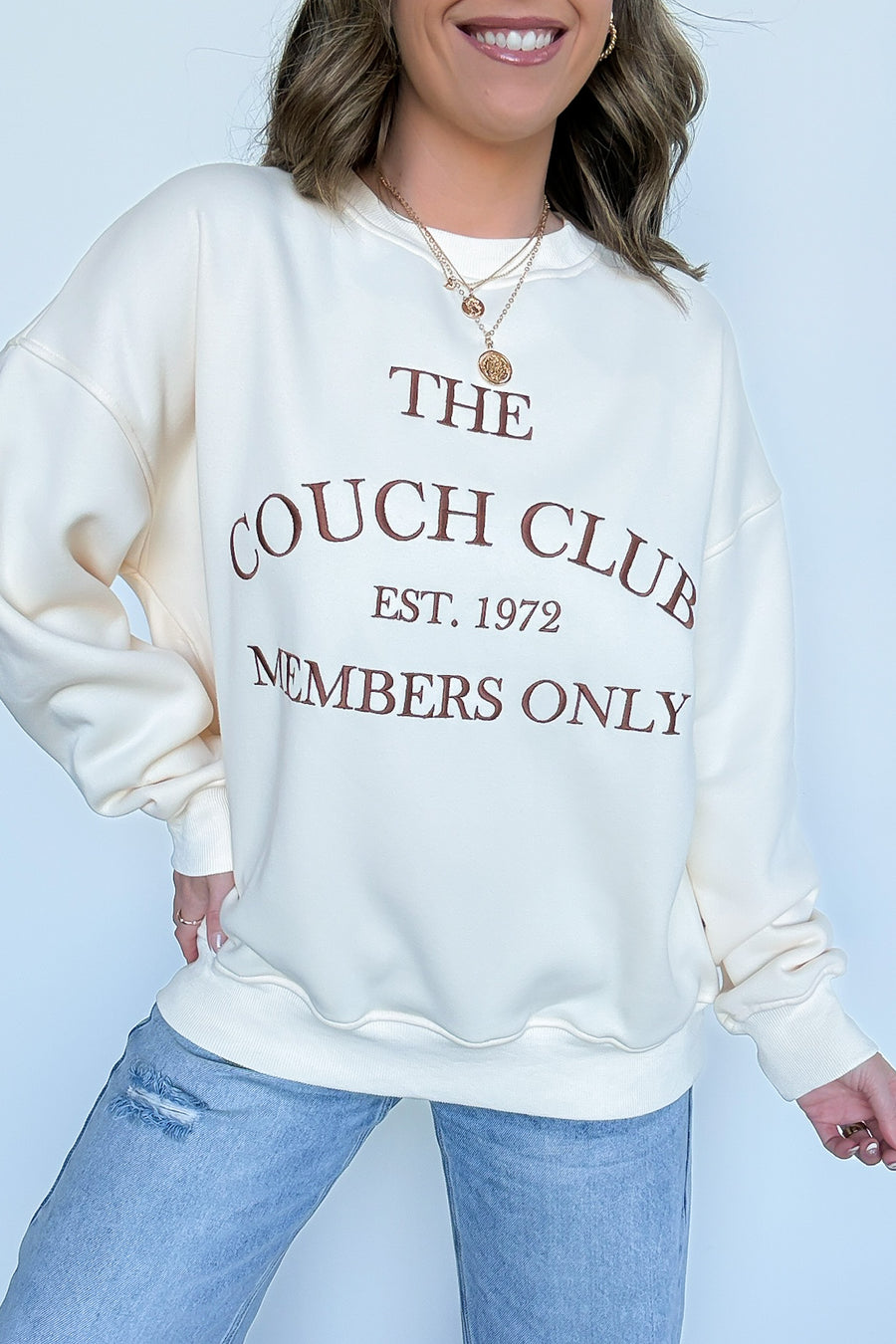  The Couch Club Graphic Pullover - Madison and Mallory