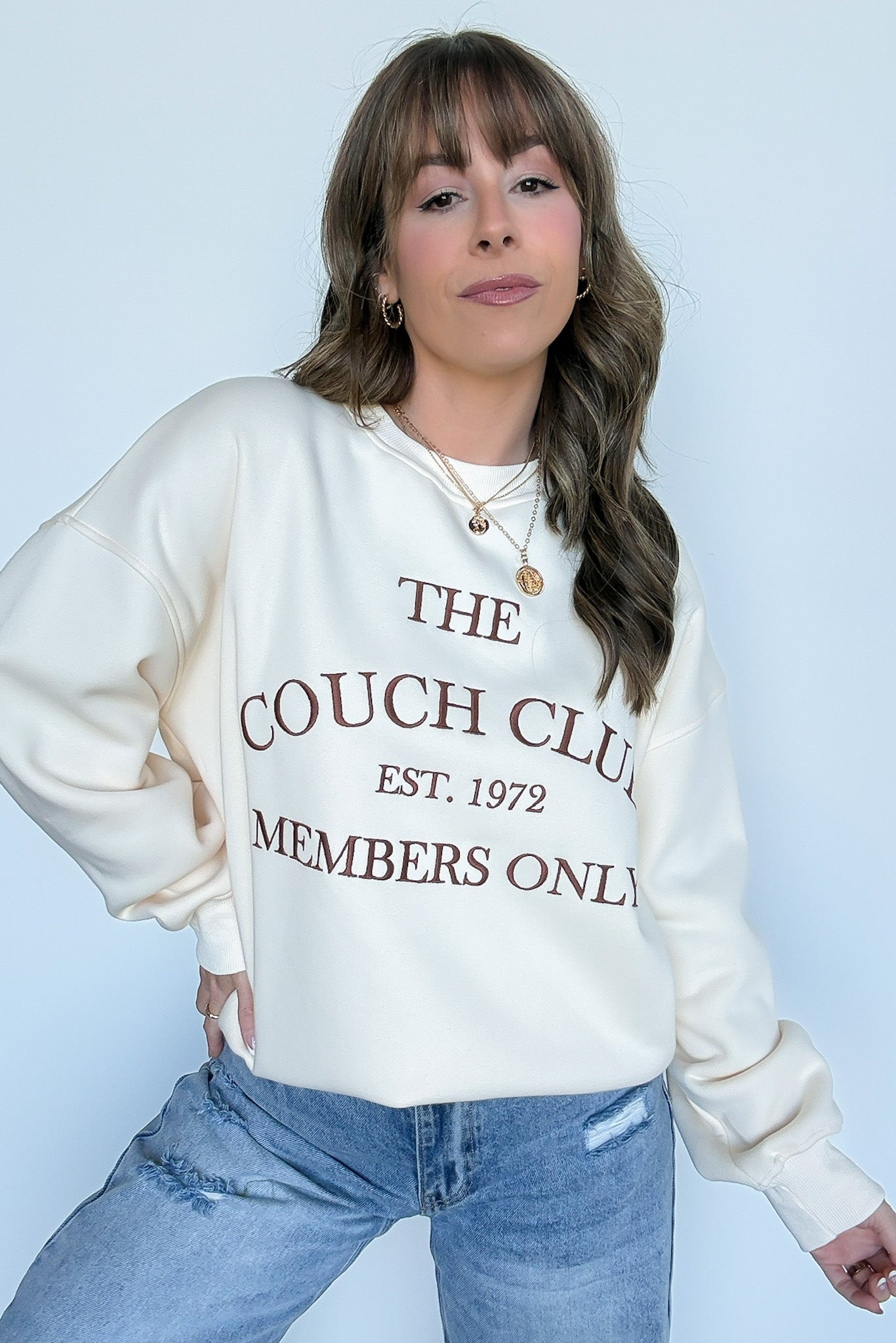  The Couch Club Graphic Pullover - Madison and Mallory