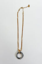 The Intertwine Two-Toned Wrap Spiral Chain Necklace - Madison and Mallory