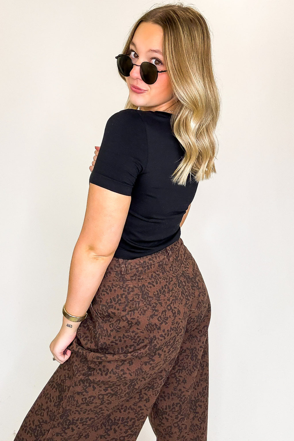 The Luxe Prowl Animal Print Pleated Pants - FINAL SALE - Madison and Mallory