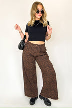 The Luxe Prowl Animal Print Pleated Pants - FINAL SALE - Madison and Mallory