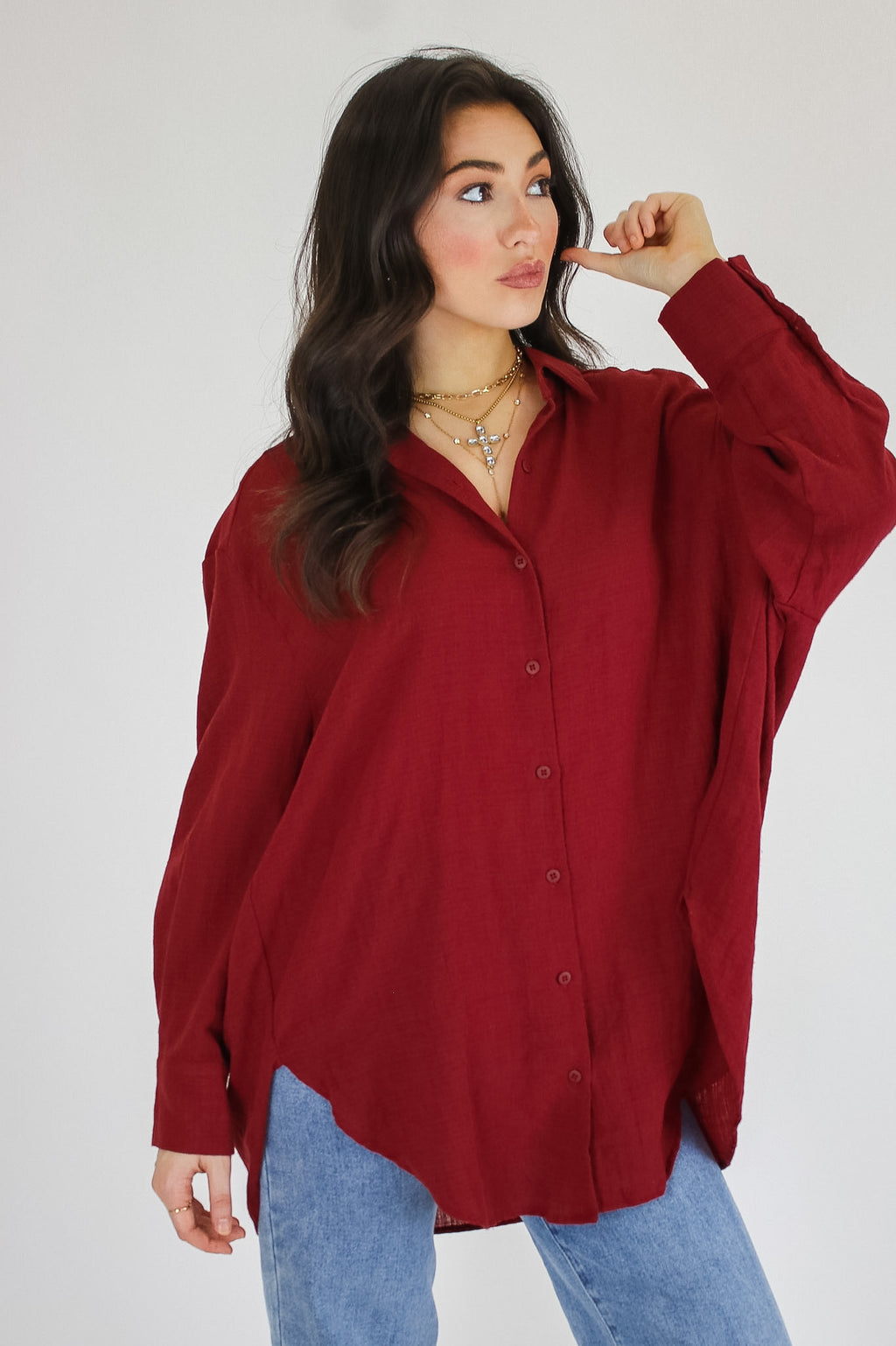 The Ashby Button Down Top